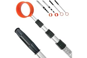 SPEENSUN Golf Ball Retriever Telescopic,Golf Ball Water Retriever,Max 12Ft Lightweight Aluminum Alloy Golf Ball Grabber,Not Easy to Break and No Corrosion Golf Ball Retriever for Water and Bushes