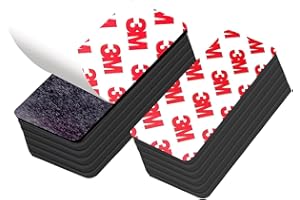 NIUBIKLUS Pre-Cut Magnetic Tape with Adhesive Backing, Flexible Magnets Strips Peel and Stick for DIY Crafts Art Projects and Organization-76x30x2 mm-10pcs