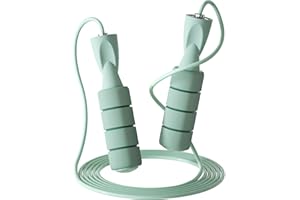OVICX Jump Ropes for Fitness for Women Men and Kids,Tangle-Free Adjustable Skipping Ropes Workout with Ball Bearings and Memory Foam Handles