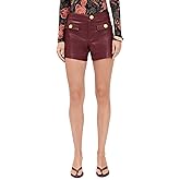L'AGENCE Women's Dionne Faux Leather Shorts