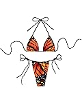 Women's Halter 2 Piece Bikini Set Sexy Tie String
