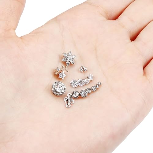 Uqnwbdq Dermal Piercing Jewelry Dermal Top Dermal Anchor Dermal