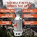 Trekker 20 oz. Stainless Steel Kelly Kettle® (0.6 ltr) Rocket Stove - Boils water Ultra Fast with just sticks/twigs. For Camping, Fishing, Scouts, Hunting, Emergencies, Hurricanes, Tornados