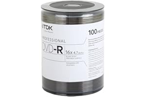 TDK Systems DVD-R 4.7GB 2X Write GEN-USE Spindle 100PK DVD-R47ABXCB100