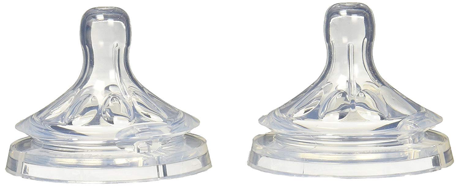 Philips Avent Natural Teat for 0 - 1 Months (Transparent)