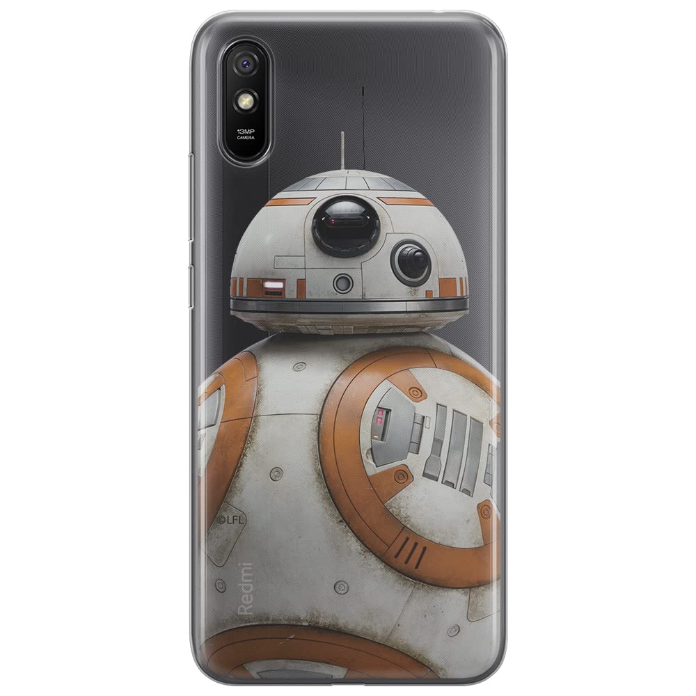 ERT GROUP mobile phone case for Xiaomi REDMI 9A original and officially Licensed Star Wars pattern BB 8 002 optimally adapted to the shape of the mobile phone, partially transparent