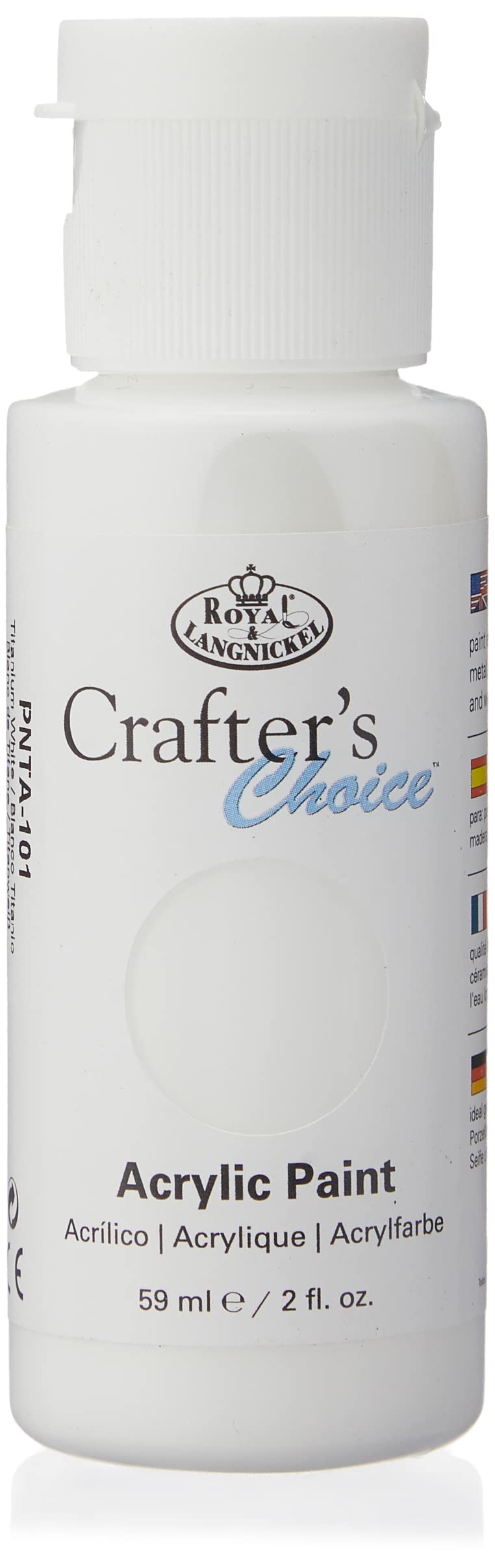 Royal & Langnickel 090672229007 Titanium White Acrylic Paint - 59ml โ image 1