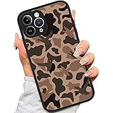 XUNQIAN Compatible for iPhone 16 Case, Vintage Duck Camo Hunting Camouflage Aesthetic Cute Protective Magnetic Phone Case (for iPhone 16)