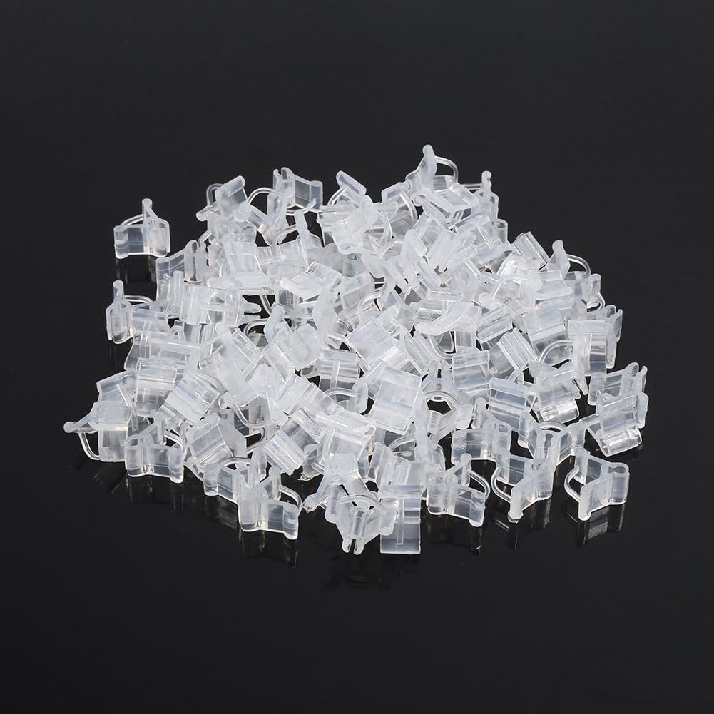 Fdit 100 pinzas para manualidades con clip para plantas, diseño de ...