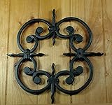 Speakeasy, Window or Gate Grille, Solid Iron, Black finish Deco Grille #2