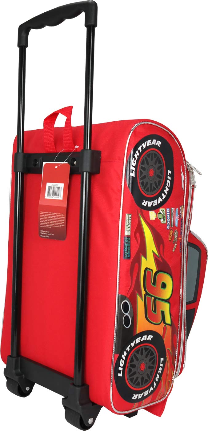 Pixar Cars 17 inches Lightning McQueen Shape Luggage