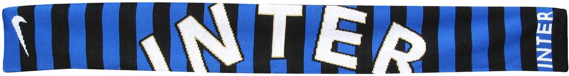 100 Acrilico Bufanda Oficial De La Serie A Inter Milan Con Escudo De Futbol Bufandas