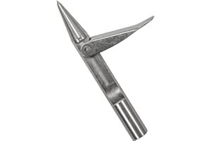 Scuba Choice Palantic 3" Spearfishing Speargun Tip – 6mm Thread Compatible with JBL Spearguns, Stainless Steel Rockpoint with Single Wing Barb for Ice Fishing, Cold-Water Precision Hunting Gear