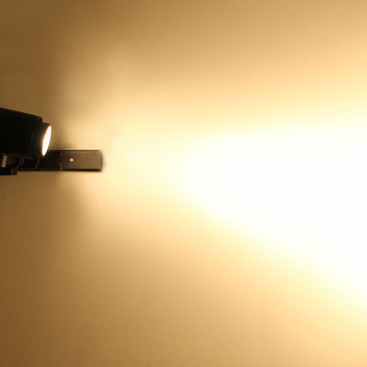 Betorcy 36W LED Track Lighting Heads, Direct-Lighting Fixtures, (CRI 90+) High color rendering, With Cooling Fan, Warm White Light 3000K, Designed For Home, Showroom, Shop, Art Lighting-3 wire