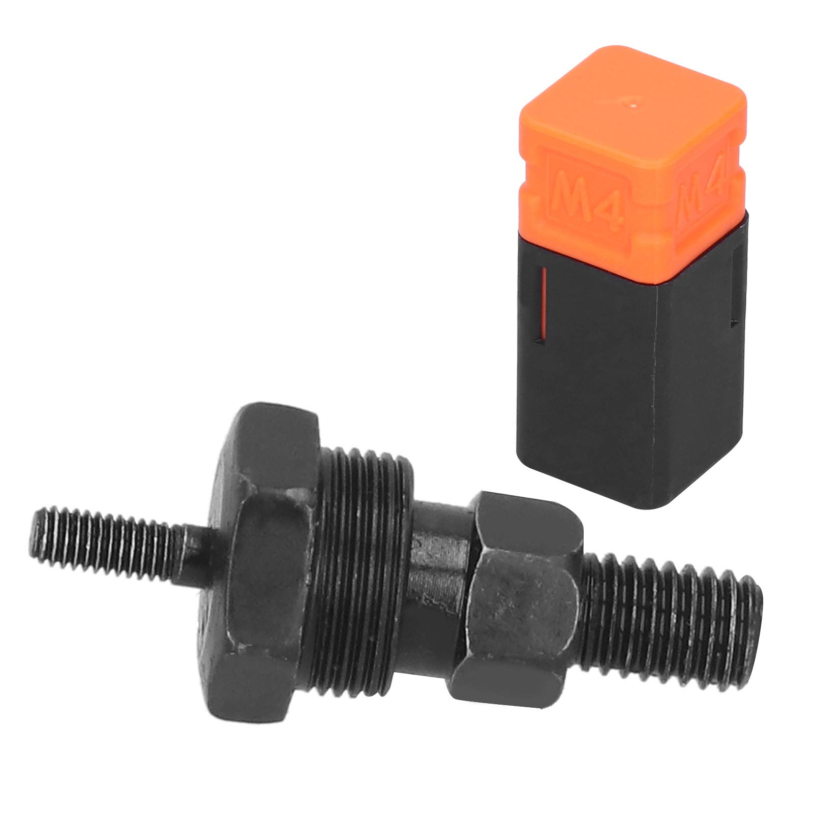 Rivet Nut Gun Head, M4 Threaded Mandrel Alloy Steel Replacement Tip for Manual Riveter Tools, Industrial Fastener Supply for Metalworking and Repair