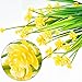 Hicarer 6 Pieces Artificial Fake Flowers Decor Faux Yellow Daffodils Artificial Plants for Home Garden Decorations