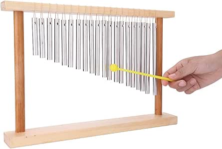 Percusión campanillas, 20 barras, campanilla de viento, instrumento de