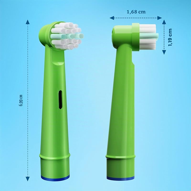 8 cabezales de repuesto para cepillo de dientes eléctrico para niños compatibles con Braun Oral B — foto 6 de 6