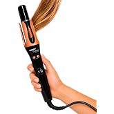 Taiff Automatic Curling Iron | 1&frac14;" Rotating Barrel with Ion Technology | PTC Fast Heating | 3 Heat Settings 340&deg;F&ndash;410&deg;F | Dual Voltage Hair Curler for Smooth Frizz Free Long Lasting Curls