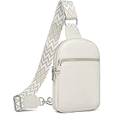 DIOMO Anti Theft Small Sling Bag for Women Cross Body Bag Trendy, RFID Fanny Packs Vegan Leather for Women Travel Belt Purse