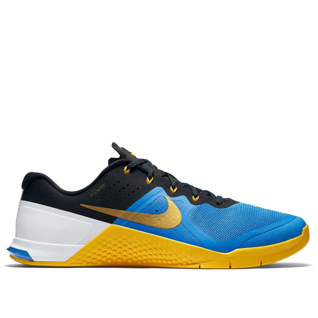 blue yellow white nike