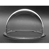 JMX Acrylic/PC CCTV Replacement Clear Camera Dome Cover Security Camera Housing Pet Dog Fence Window Skylight Window (3.8 Inches, Transparent)