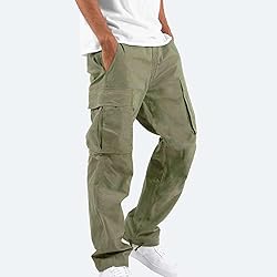 Men's Tactical Cargo Joggers Pant Sport Work