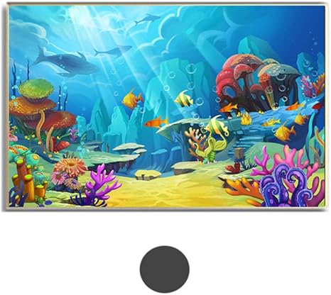 Gyjcd Unterwasserwelt Korallen Delphin Fisch Leinwand Malerei Kunst Abstrakten Druck Poster Bild Wandmalerei Kinderzimmer Hauptdekoration Amazon De Kuche Haushalt