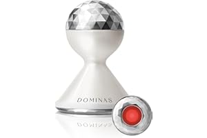 DOMINAS Galvanic Red LED Booster - Microcurrent Facial Toning Device for Deep Absorption, Premium Korean Skincare. Enhance Skin Elasticity & Texture, Pair with Serums & Sheet Masks