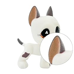 2pcs Custom-Made Flocked Animal Figure Fuzzy Collie
