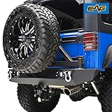 EAG Jeep JK LED Rear Bumper With Tire Carrier
