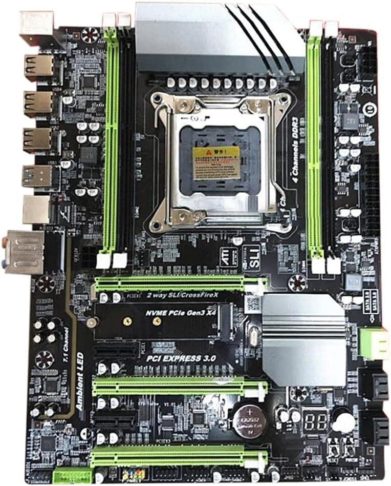 Nicfaky X79 LGA 2011 Motherboard 4 Channel Gaming M.2 E5-2670 V1 V2 SATA 3.0