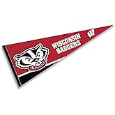 Wisconsin Badgers Full Size Bucky Head Pennant