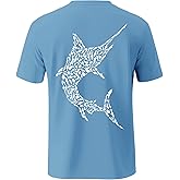 Palmyth Fishing Shirts for Men Short Sleeve Sun Protection T Shirt UPF 50+ Quick Dry Tee
