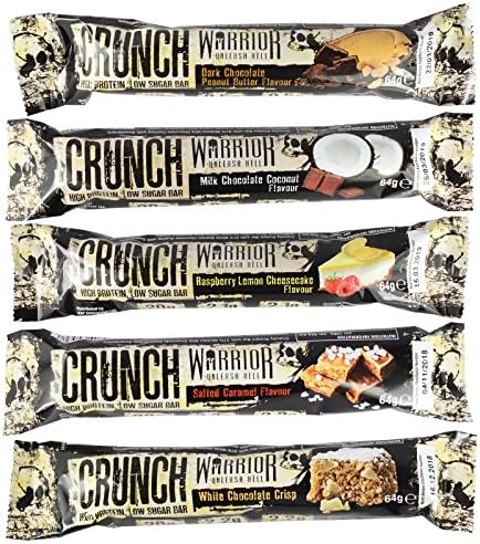 Warrior Crunch *ALL 5 FLAVOURS* Mixed Box 12 bars