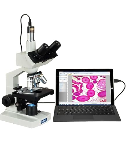 Amazon.com: OMAX M83EZ-C02 Digital Lab Trinocular Compound LED