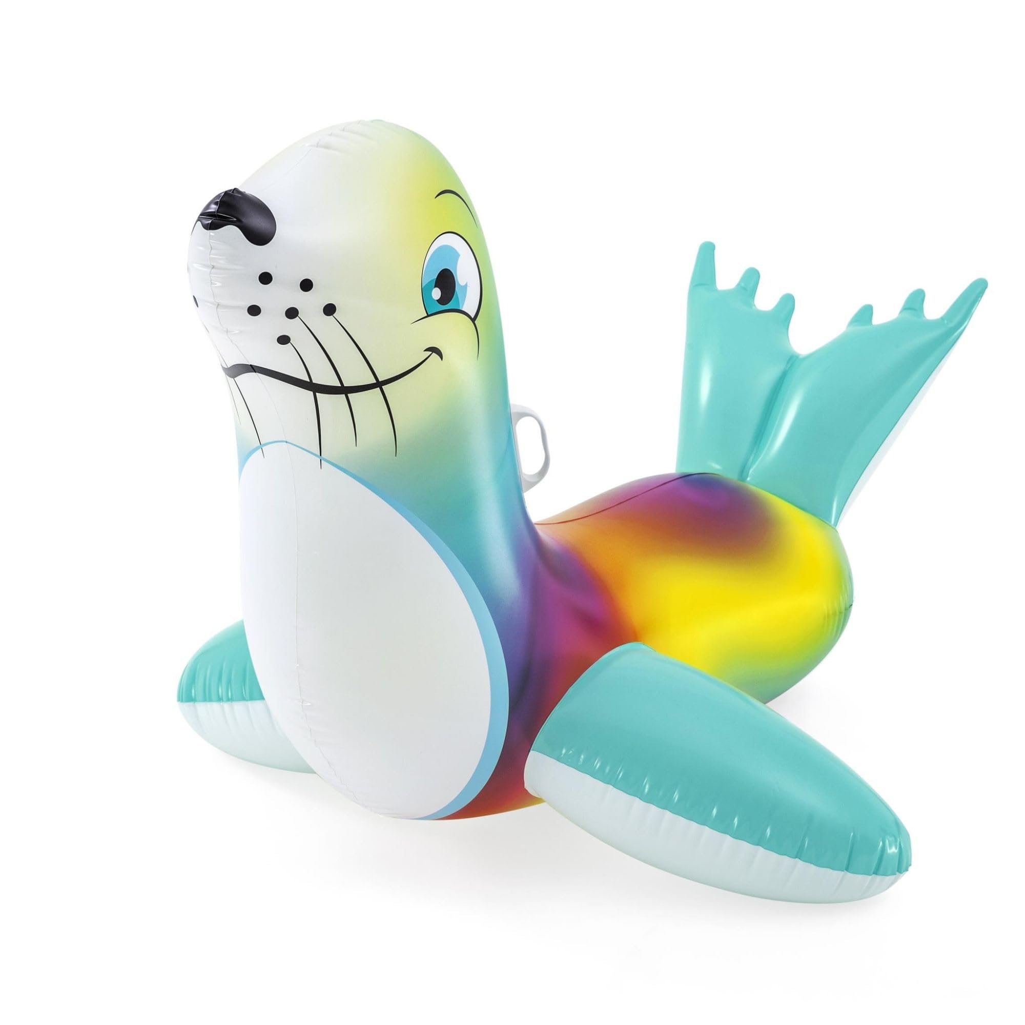 Bestway Seal Pool Float, Kids Inflatable Ride-On with Handles, Swimming Pool and Beach Toy