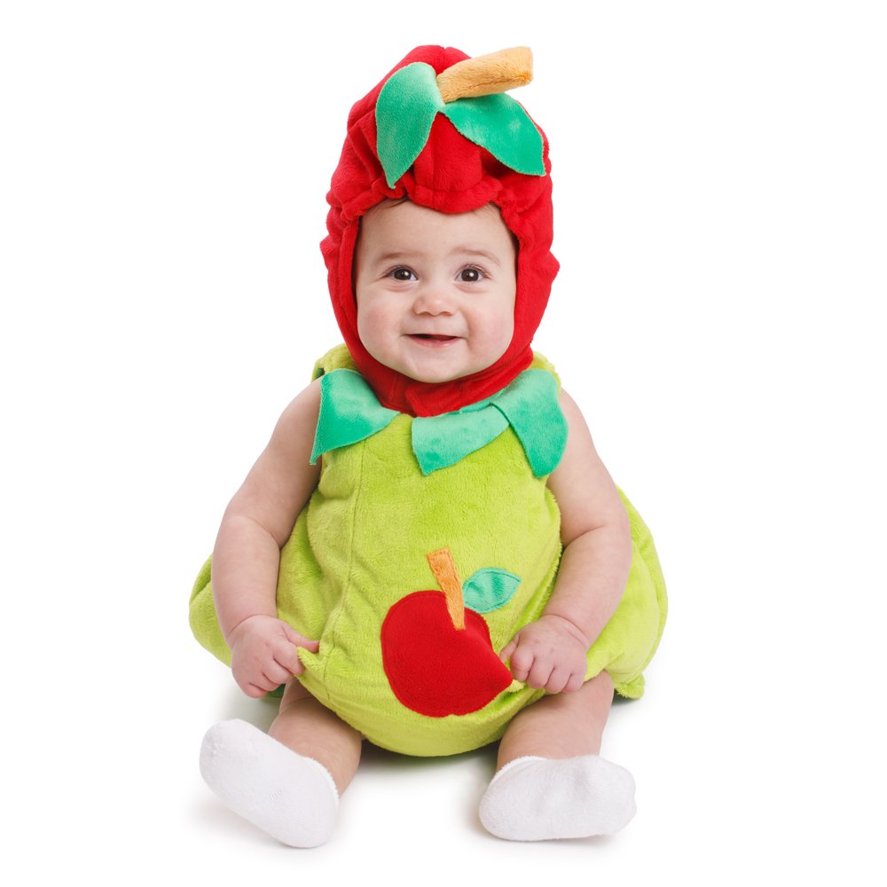Dress Up America Sugar Sweet Baby Apple Costume - Beautiful Dress Up Set for Role Play