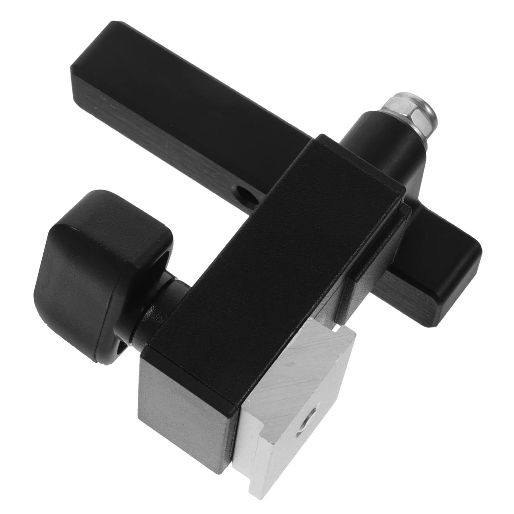 KONTONTY Chute Stopper Miter Track Limiter t Track Bolts Replacement Stop Block Miter Chute Block Katz Moses Stop Track Hold Down Clamps knobs Stop Block refit Aluminum Alloy t-Slot