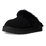 UGG Kids' K Disquette Slipper, Black, 2