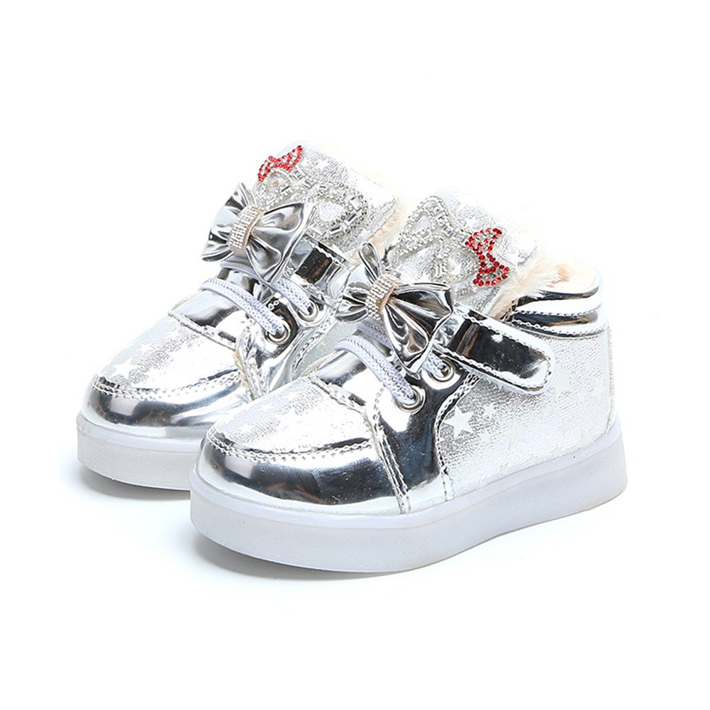 Mariposa LED zapatos niños zapatos ligeros Stillshine Girls intermitente deporte Running zapatillas