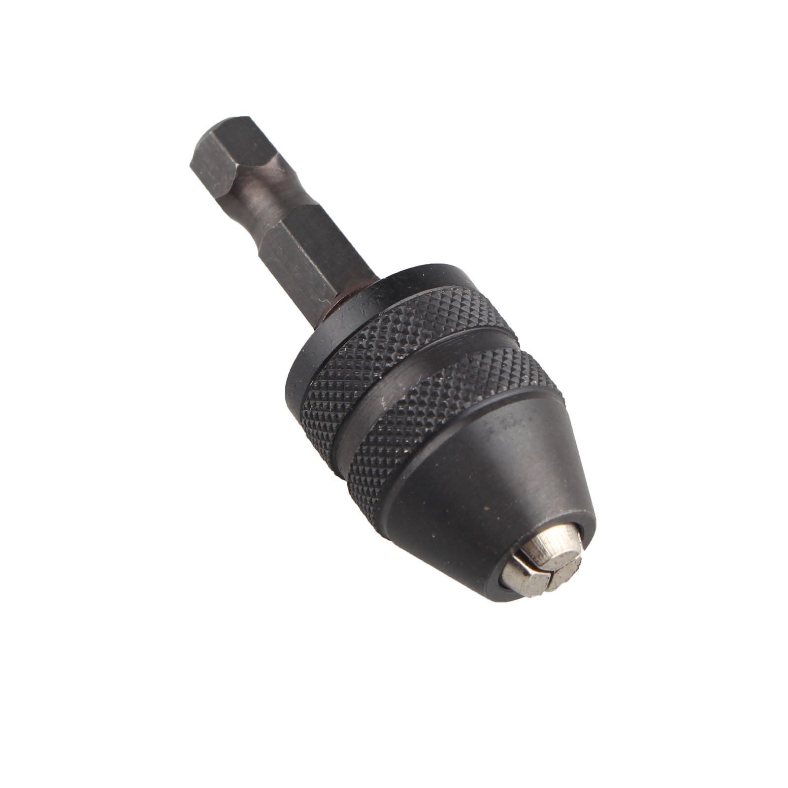 HALJIA 0.5-3mm Drill Chuck Conversion Tool 1/4 inch Hex Shank Keyless Quick Change Adapter Converter for Screwdriver Drill