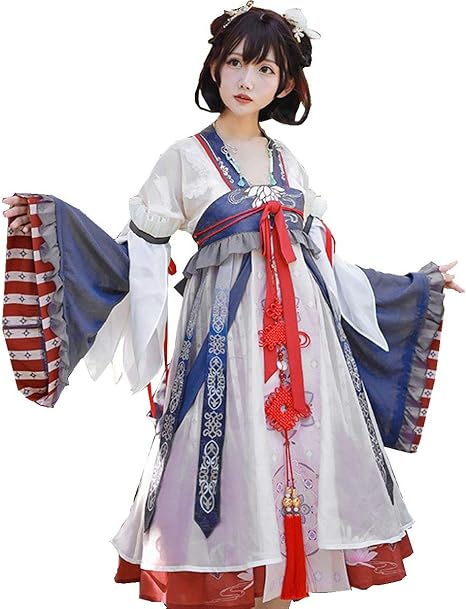 Amazon Xiumu 制服ロリ服コスプレロリスクール風長袖中華風半袖クラシックドレス L コスプレ 仮装 通販