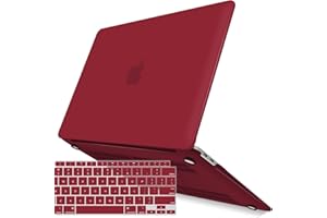 iBenzer Compatible with New MacBook Air 13 inch Case 2022 2021 2020 M1 A2337 A2179 A1932, Plastic Hard Shell Case with Keyboa