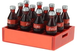 HOBBYMARKING 1/10 RC Car Mini Coke Bottle & Tray Model Toys for Tamiya CC-01 Axial SCX10 I II D90 D110 TF2 Capra TRX-4 Crawler Car Accessories