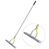 BARAYSTUS Thatching Rake 15-Inch Wide for Cleaning