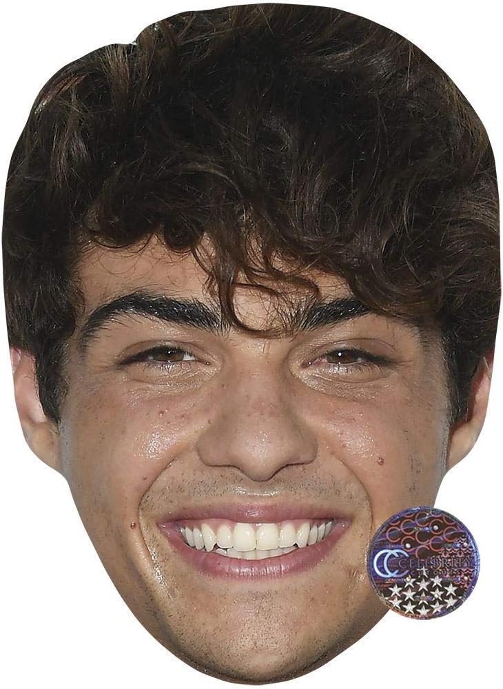 Noah Centineo (Smile) Celebrity Mask, Flat Card Face, Fancy Dress Mask