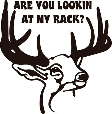 Amazon Com Are You Looking At My Rack Buck Animal Graphic
