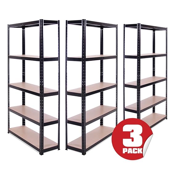 Garage Shelving Units 180cm x 90cm x 30cm Heavy Duty Racking Shelves