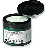 SOME BY MI AHA BHA PHA 30 Days Miracle Truecica Clear Pad – 70 Pads – Korean Exfoliating Centella Face Toner Pads – Gently Clears Impurities, Refines Pores & Smooths Skin Texture – Korean Skin Care